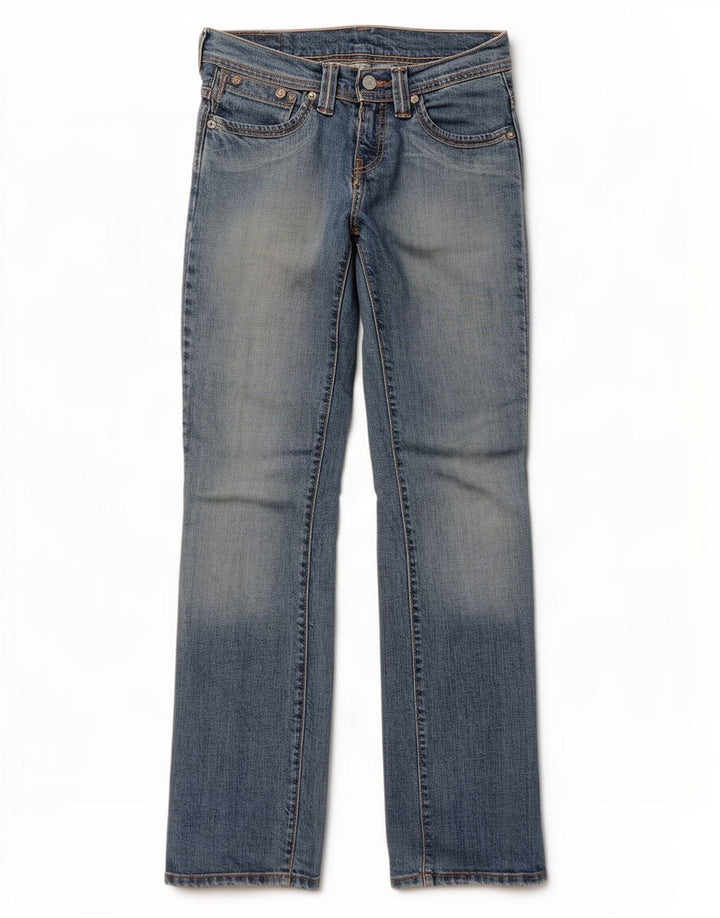 Levi's Damen Straight Jeans W28 L32 Blaue Baumwolle