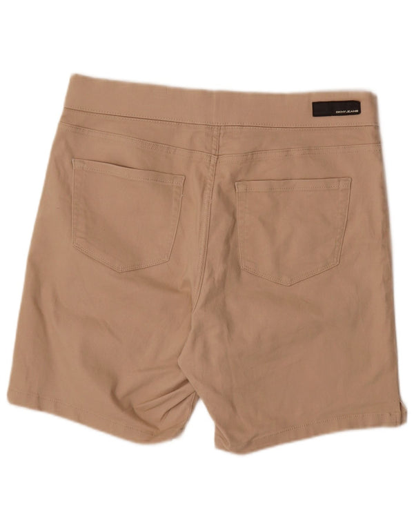 Dkny Damen-Freizeitshorts, Größe L, W34, Beige, Baumwolle
