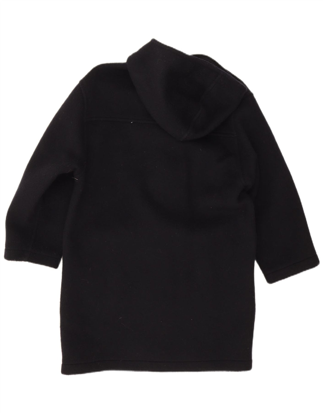 Vintage Herren Dufflecoat mit Kapuze UK 38 Mittelmarineblaue Schurwolle