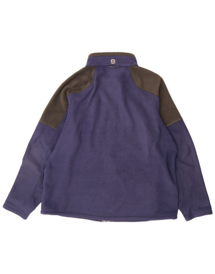 TOG 24 Herren Fleecejacke UK 44 2XL Blaues Colourblock-Polyester