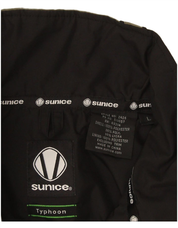 Sunice Herren-Windbreaker-Jacke, UK 40, groß, Khaki, Farbblock-Polyester