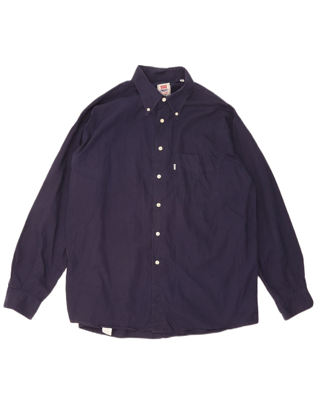 Levi's Herrenhemd 2XL Marineblau aus Baumwolle