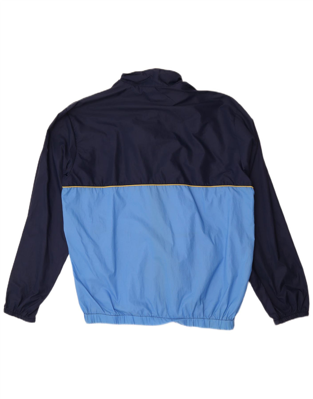 Vintage Herren-Trainingsanzug-Top-Jacke, groß, marineblau, Farbblock