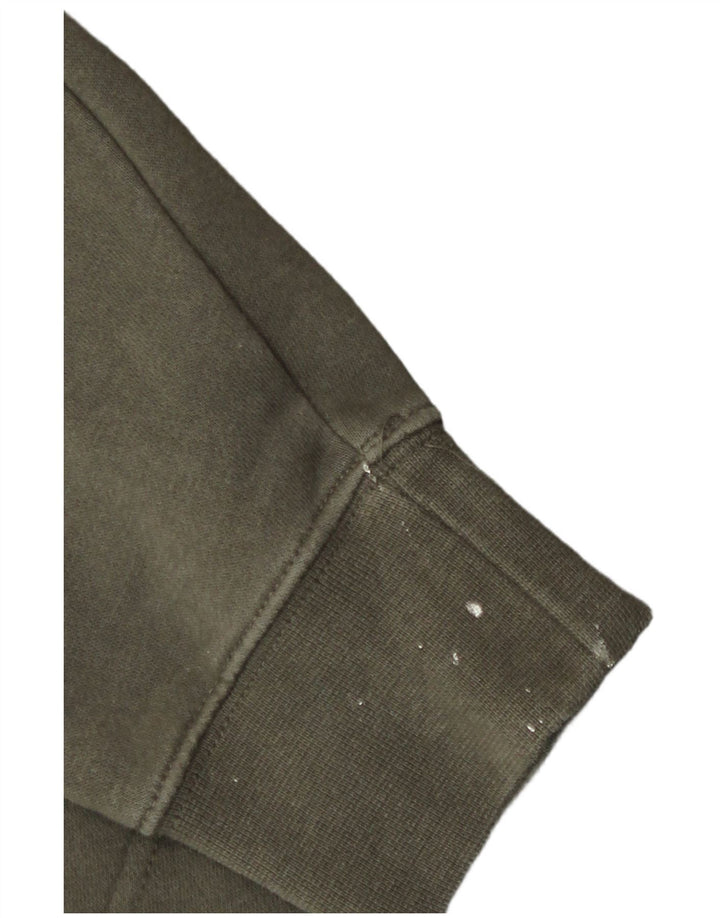 Nike Herren-Kapuzenpullover mit Reißverschluss, mittlere Khaki-Baumwolle