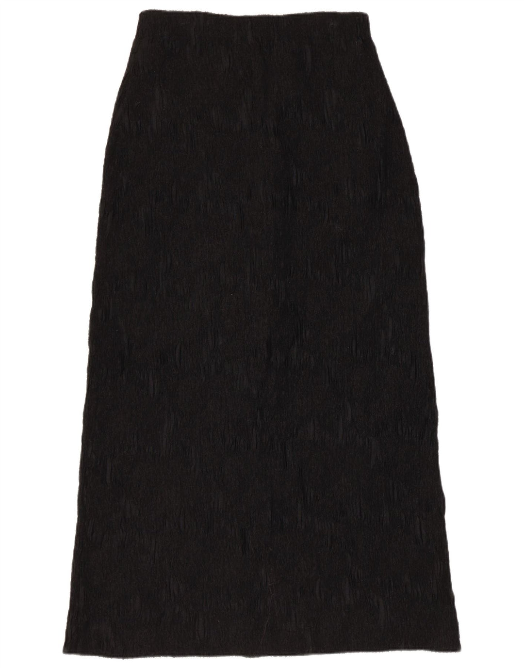 Sylvia Heise Damen Maxirock UK 12 Medium W28 Schwarze Viskose