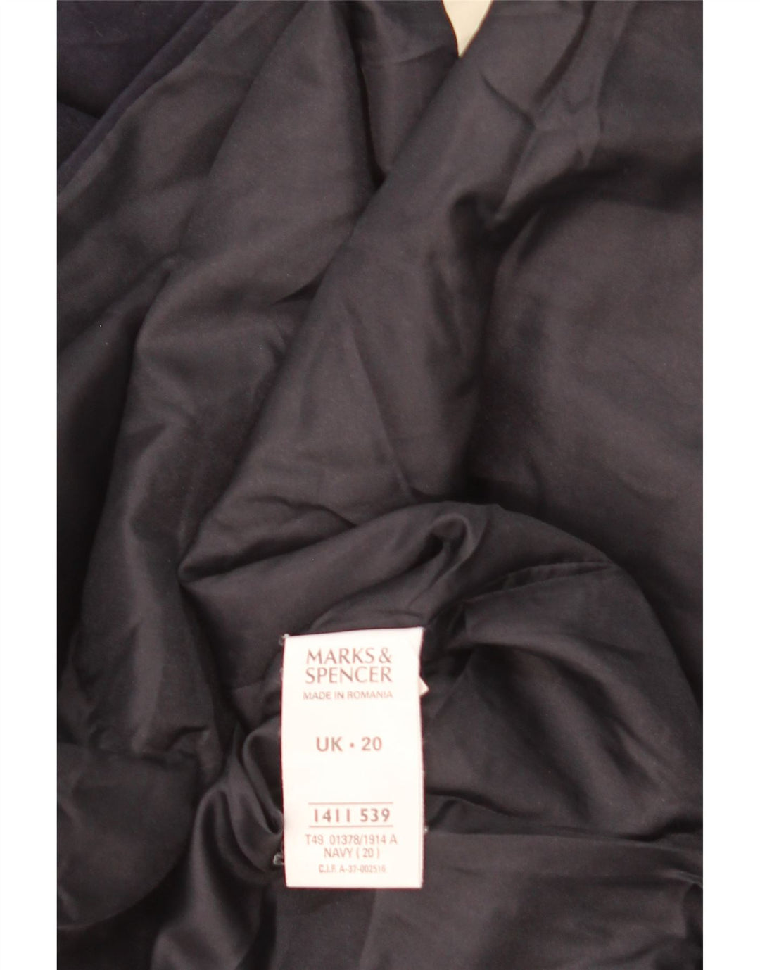 Marks & Spencer Damen Utility-Jacke UK 20 2XL Marineblau Polyester