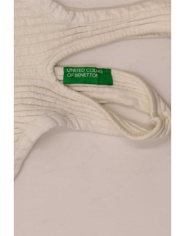 Benetton Damen Cami Top UK 6 XS Weiß