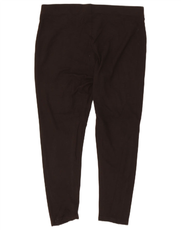 Marks & Spencer Damen Leggings UK 16 Large Braune Viskose