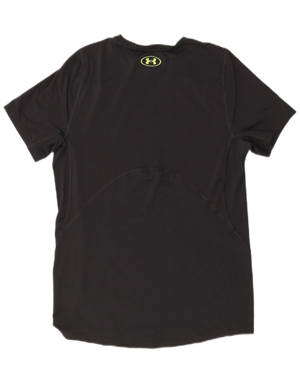 Under Armour Herren Heat Gear T-Shirt Top Medium Black Camouflage