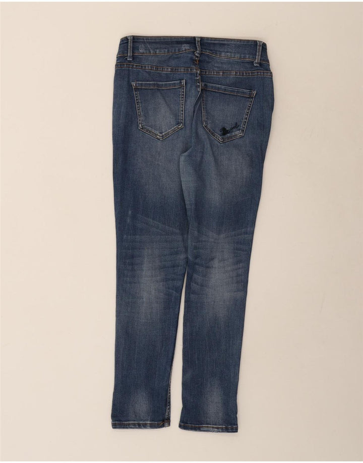 Desigual Damen Skinny Jeans W28 L27 Blau