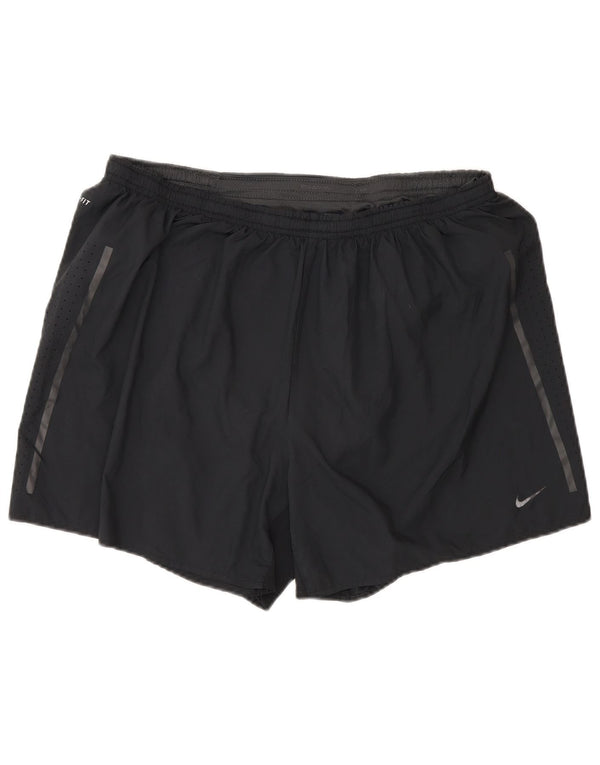Nike Herren Sportshorts XL Schwarz Polyester