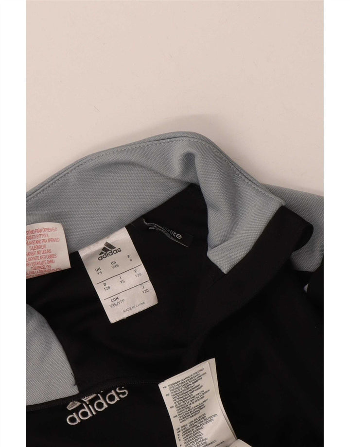 Adidas Climalite Pullover-Trainingsanzug für Jungen, 7–8 Jahre, Größe S, Schwarz