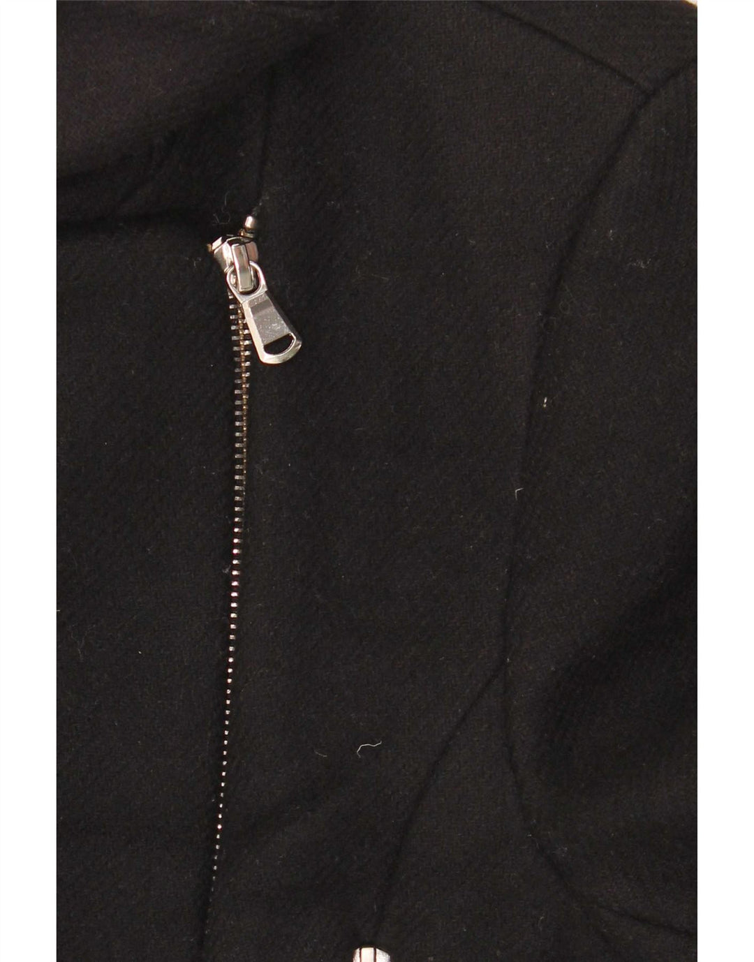 Zara Damen Mantel UK 14 Large Schwarz