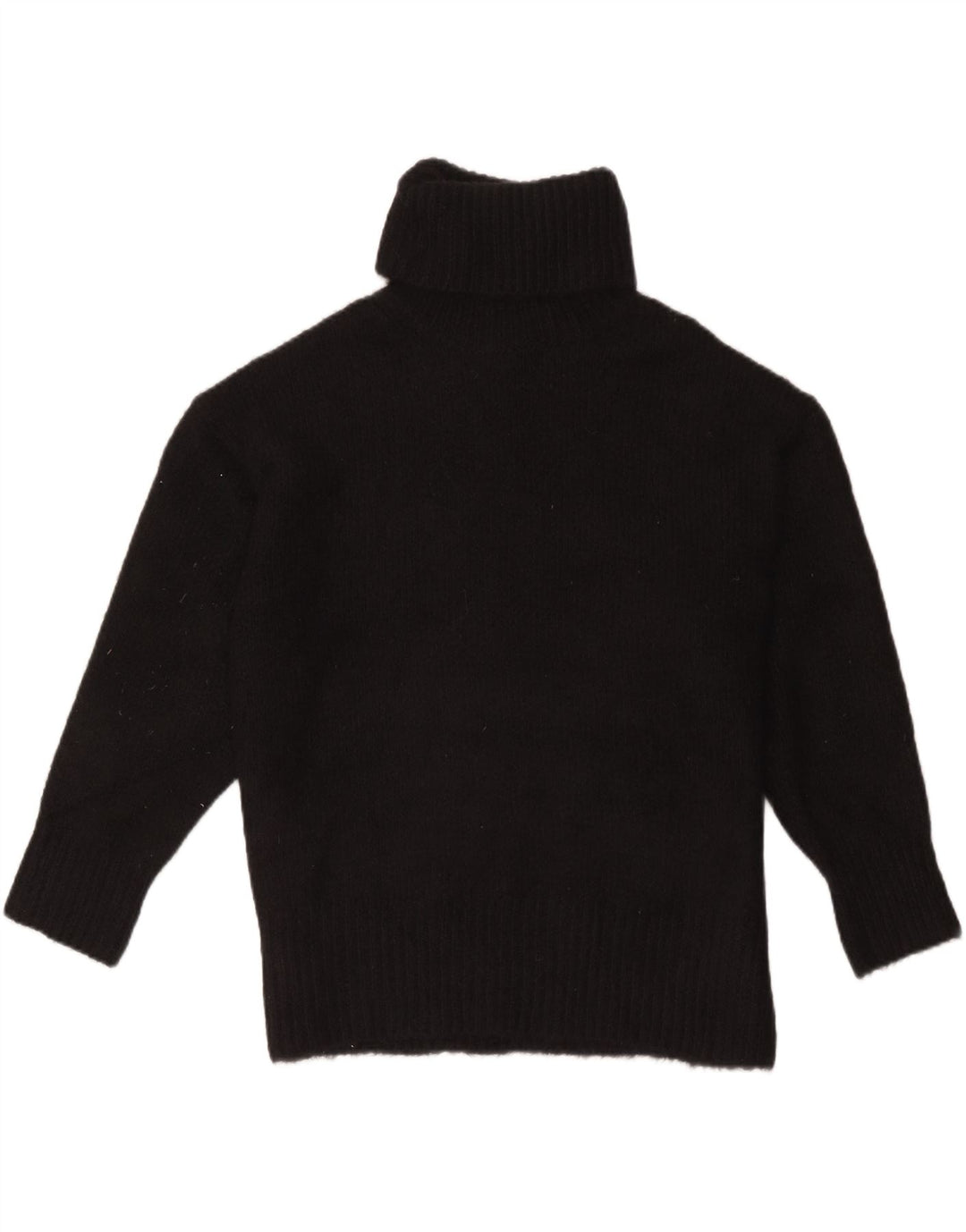 Zara Damen-Pullover mit Rollkragen, übergroß, Gr. 14, Mittelschwarz, Acryl