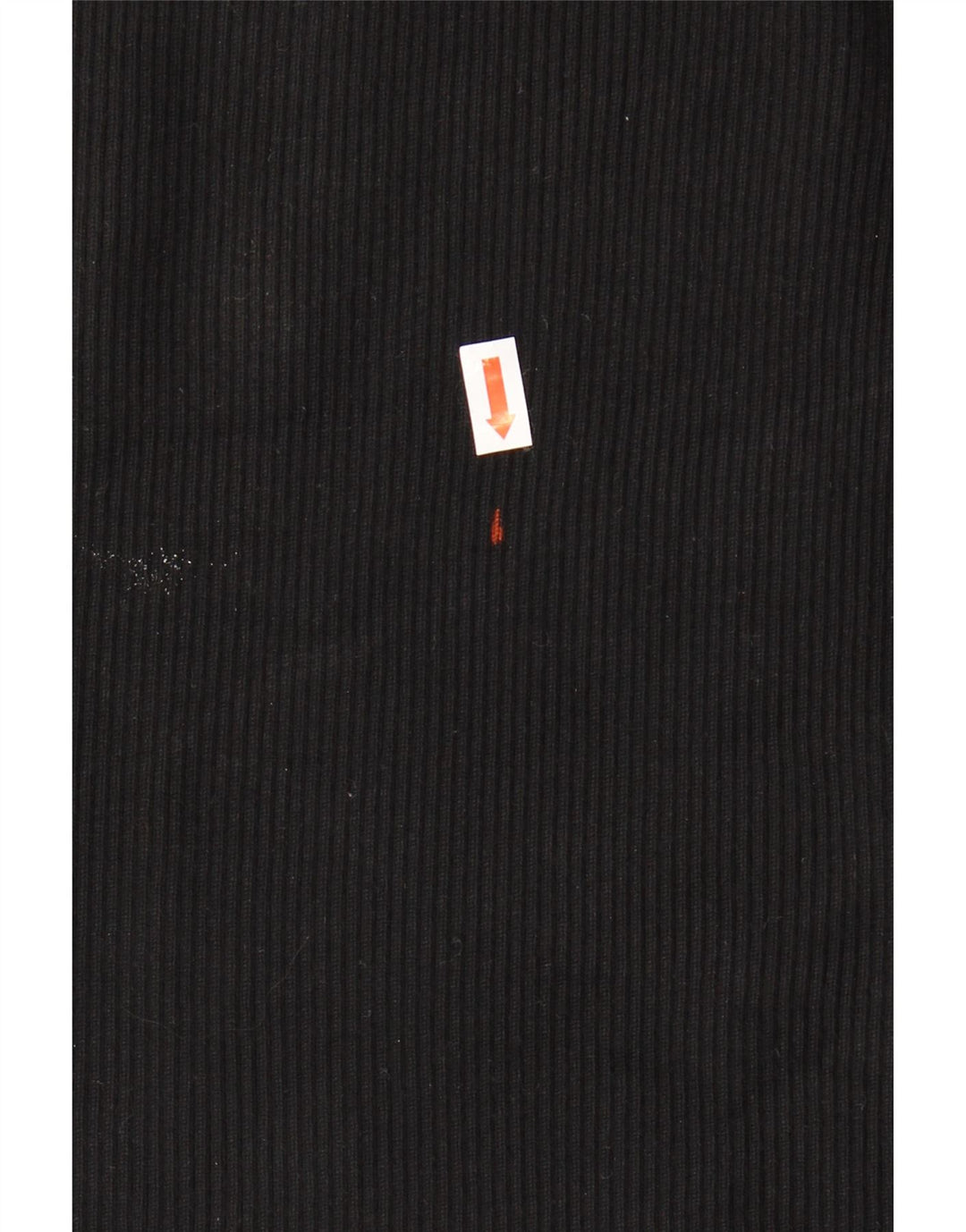 ZARA Damen Pullover mit bauchfreiem U-Boot-Ausschnitt, Gr. 8, Größe S, schwarze Viskose