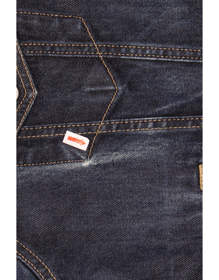 RIFLE Herren Jeansjacke UK 44 2XL Blaue Baumwolle