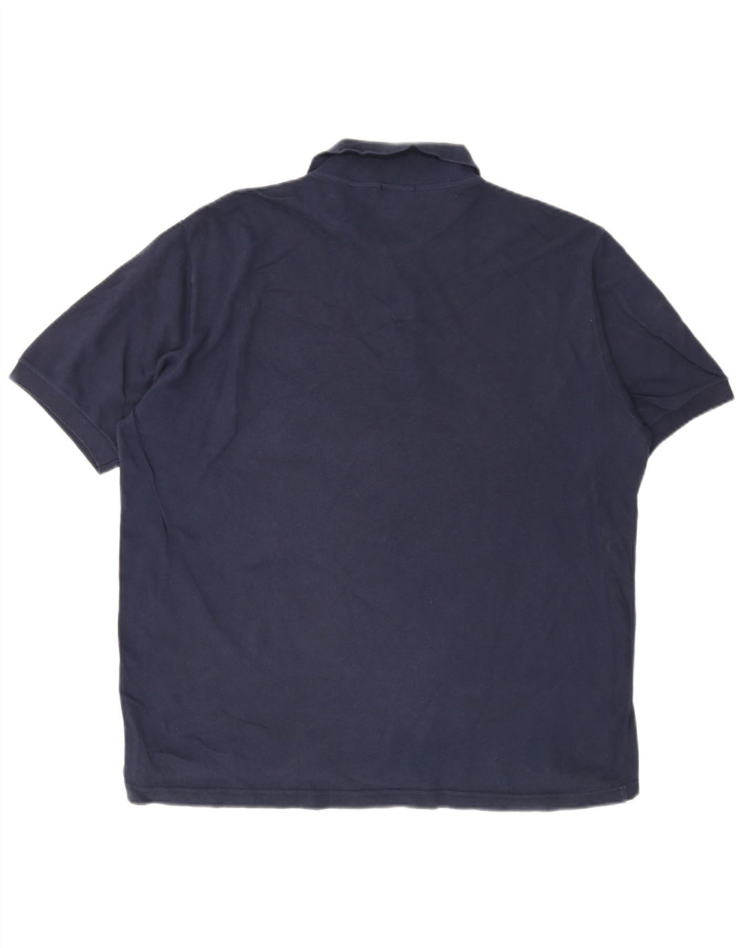 Trussardi Herren-Poloshirt XL aus marineblauer Baumwolle