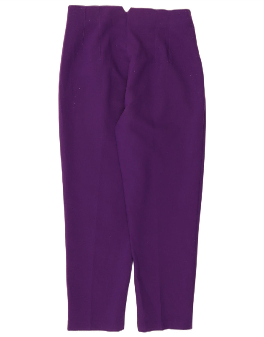 Zara Damen Tapered Cropped-Hose, Größe L, W30, L26, Lila, Polyester