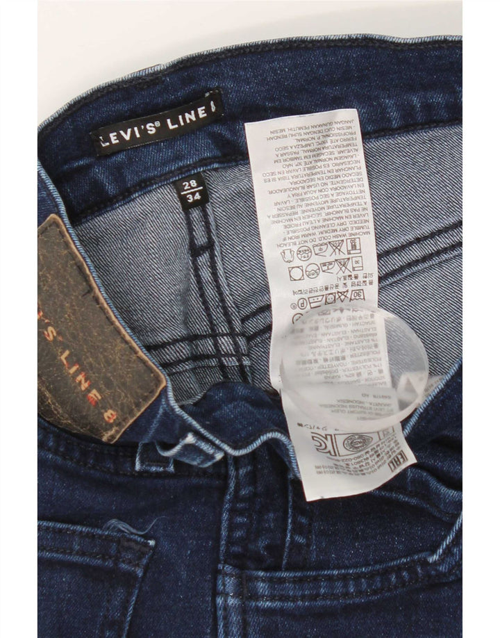 Levi's Herren Skinny Jeans W28 L34 Blaue Baumwolle