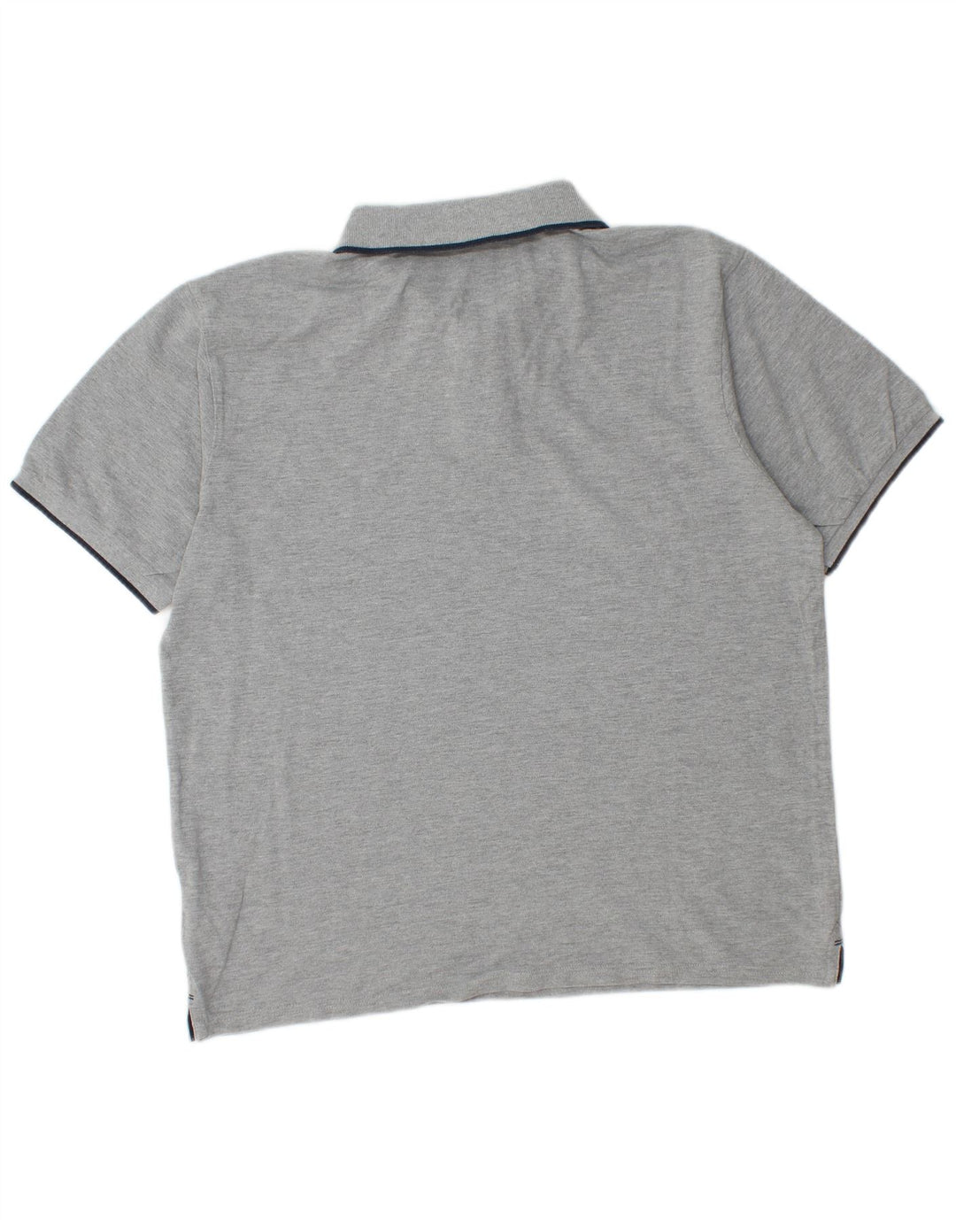 North Sails Herren-Poloshirt, große grau gefleckte Baumwolle