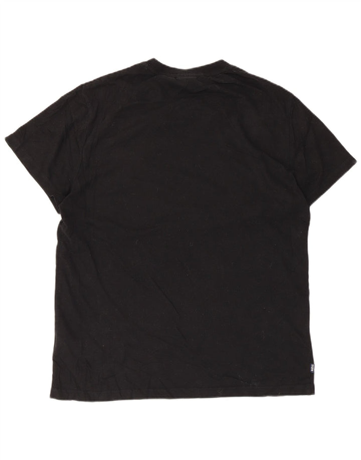 Superdry Herren T-Shirt Top XL Schwarz Baumwolle