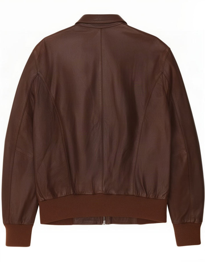 Conbipel Herren Lederjacke IT 48 Mittelbraun