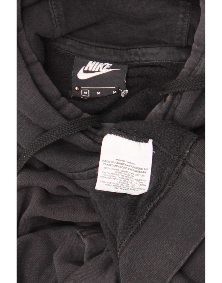 Nike Herren-Hoodie-Pullover aus mittelschwarzer Baumwolle