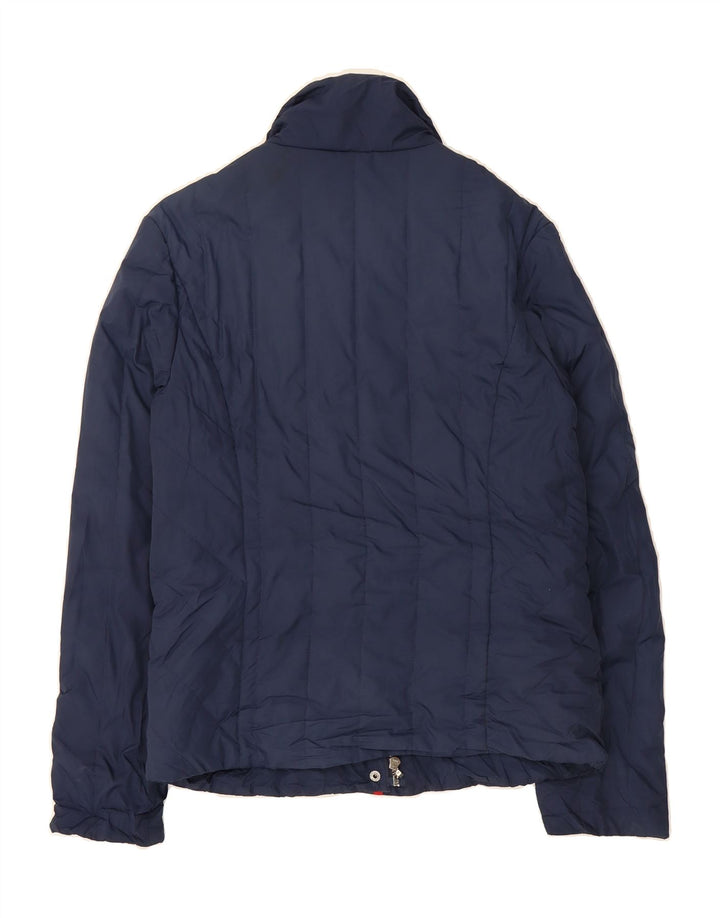 TOMMY HILFIGER Womens Padded Jacket UK 12 Medium Navy Blue Polyester Vintage Tommy Hilfiger and Second-Hand Tommy Hilfiger from Messina Hembry 
