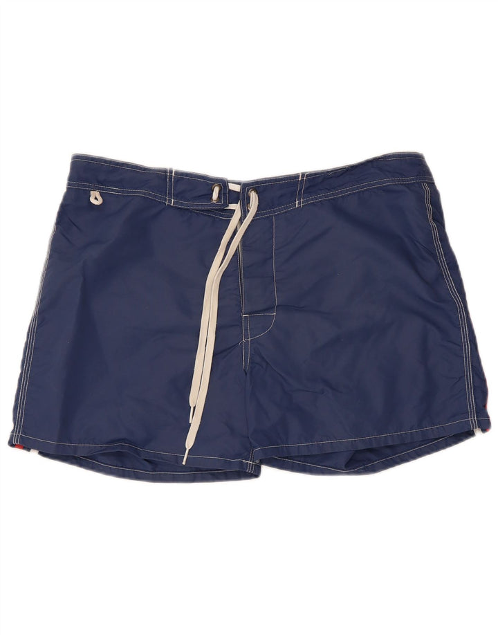 Sundek Herren-Badeshorts, groß, marineblaues Nylon