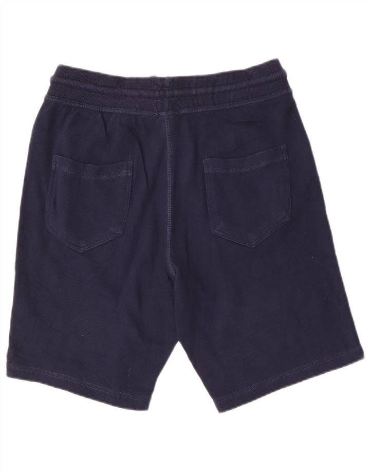 Benetton Herren-Sportshorts aus Baumwolle in mittlerem Marineblau