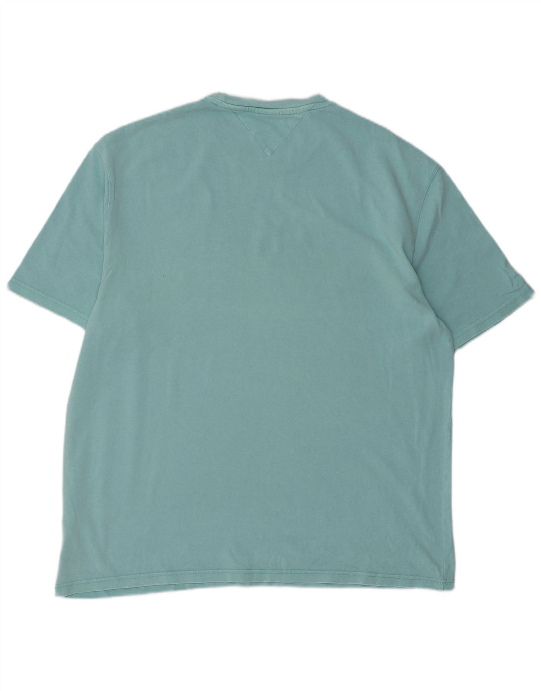 TOMMY HILFIGER Herren Grafik T-Shirt Top Große Blaue Baumwolle