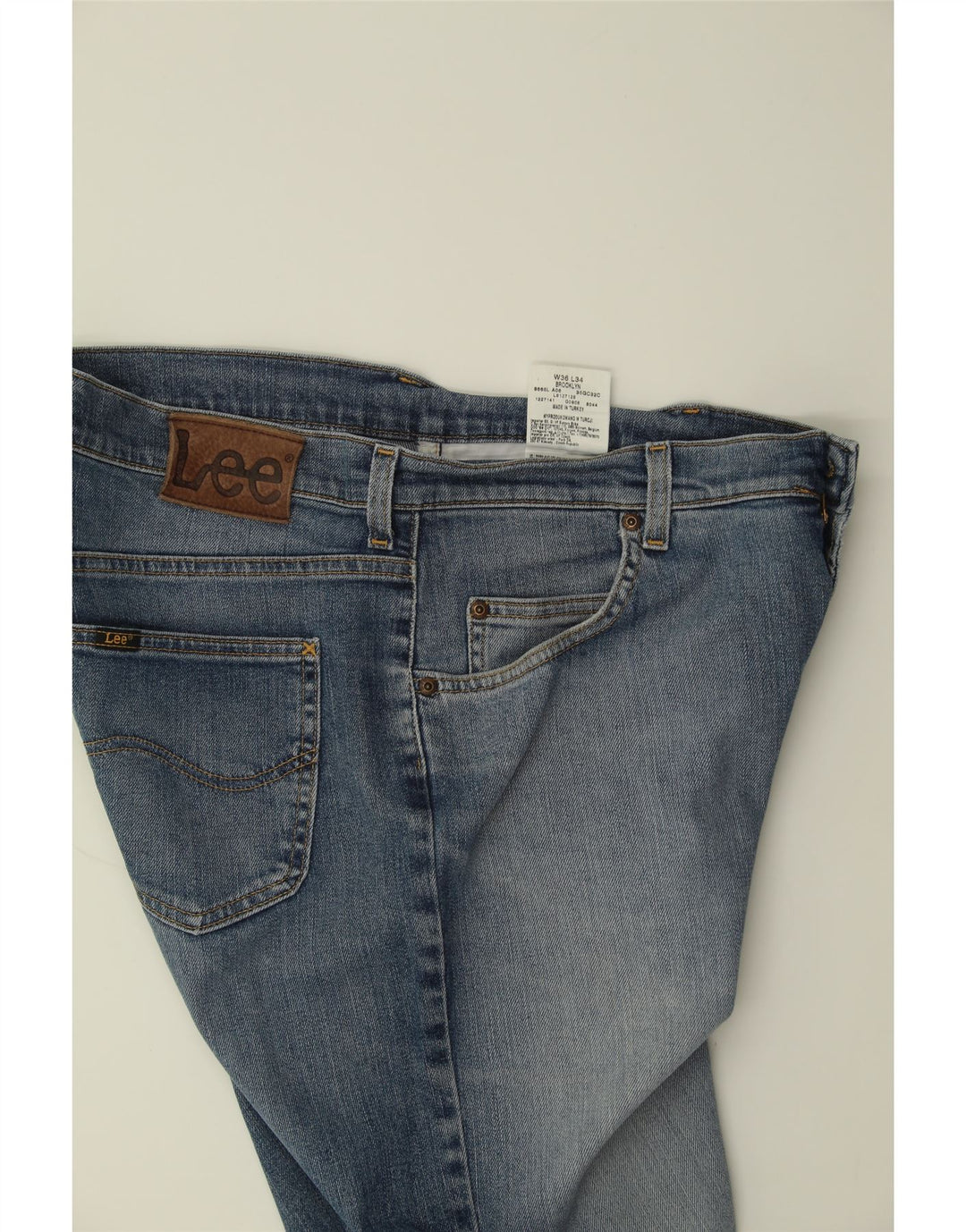 LEE Mens Straight Jeans W36 L29 Blue Cotton Vintage Lee and Second-Hand Lee from Messina Hembry 