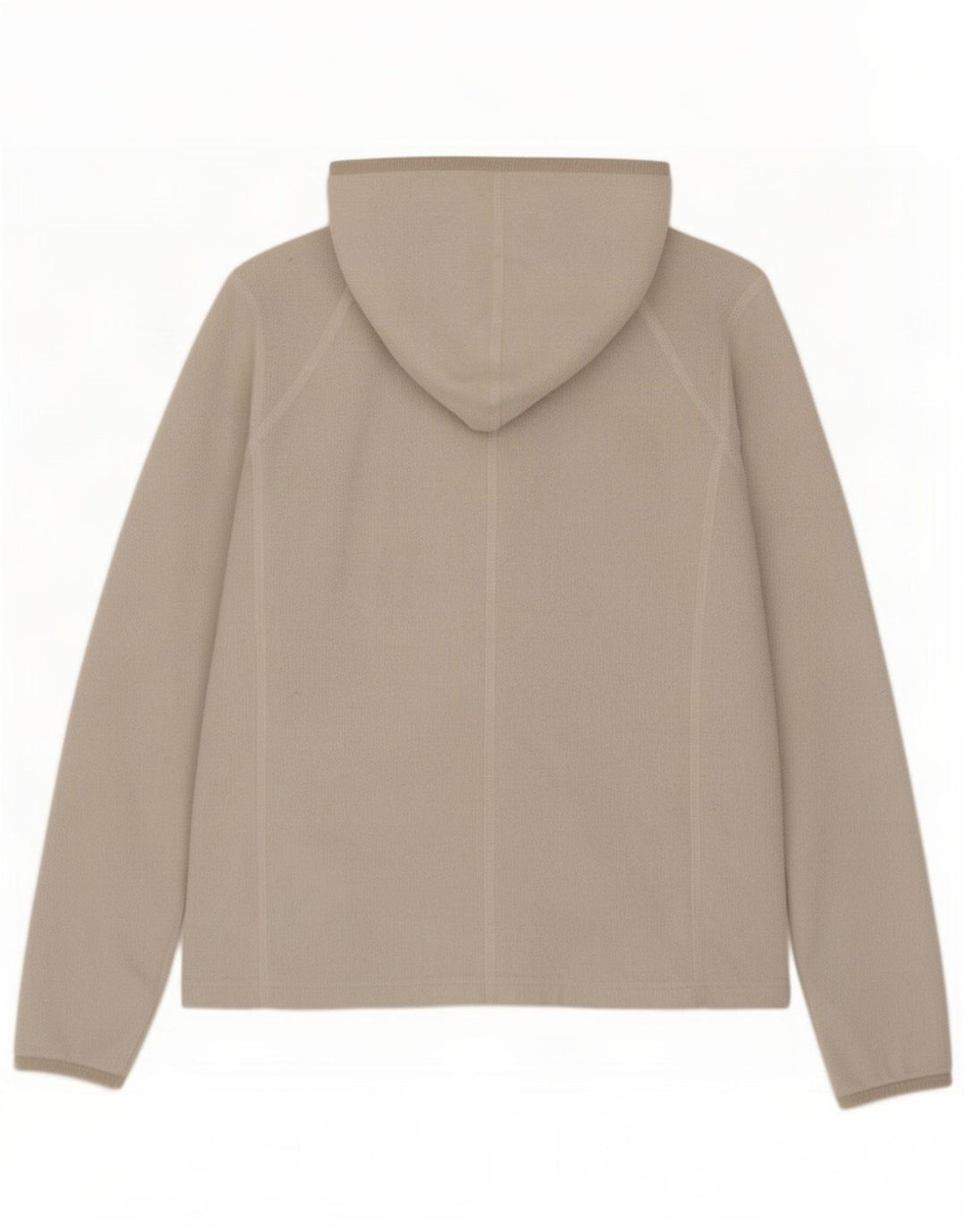 The North Face Damen-Fleecejacke mit Kapuze, UK 12, mittelbeigefarbenes Polyester