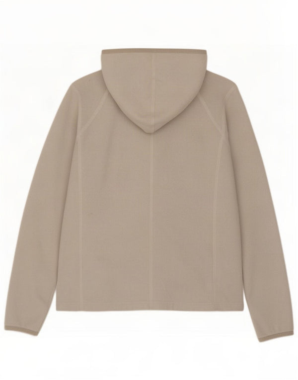 The North Face Damen-Fleecejacke mit Kapuze, UK 12, mittelbeigefarbenes Polyester