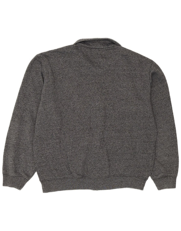 Champion Herren-Trainingsanzugoberteil, XL, grau gefleckt