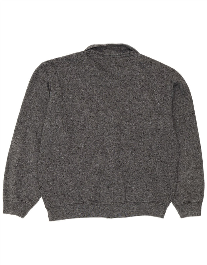 Champion Herren-Trainingsanzugoberteil, XL, grau gefleckt
