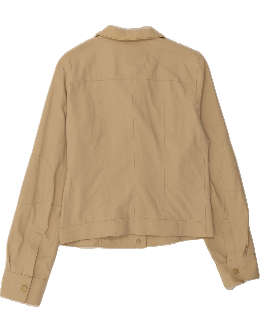 MARIELLA BURANI Womens Bomber Jacket IT 44 Medium Beige Vintage Mariella Burani and Second-Hand Mariella Burani from Messina Hembry 