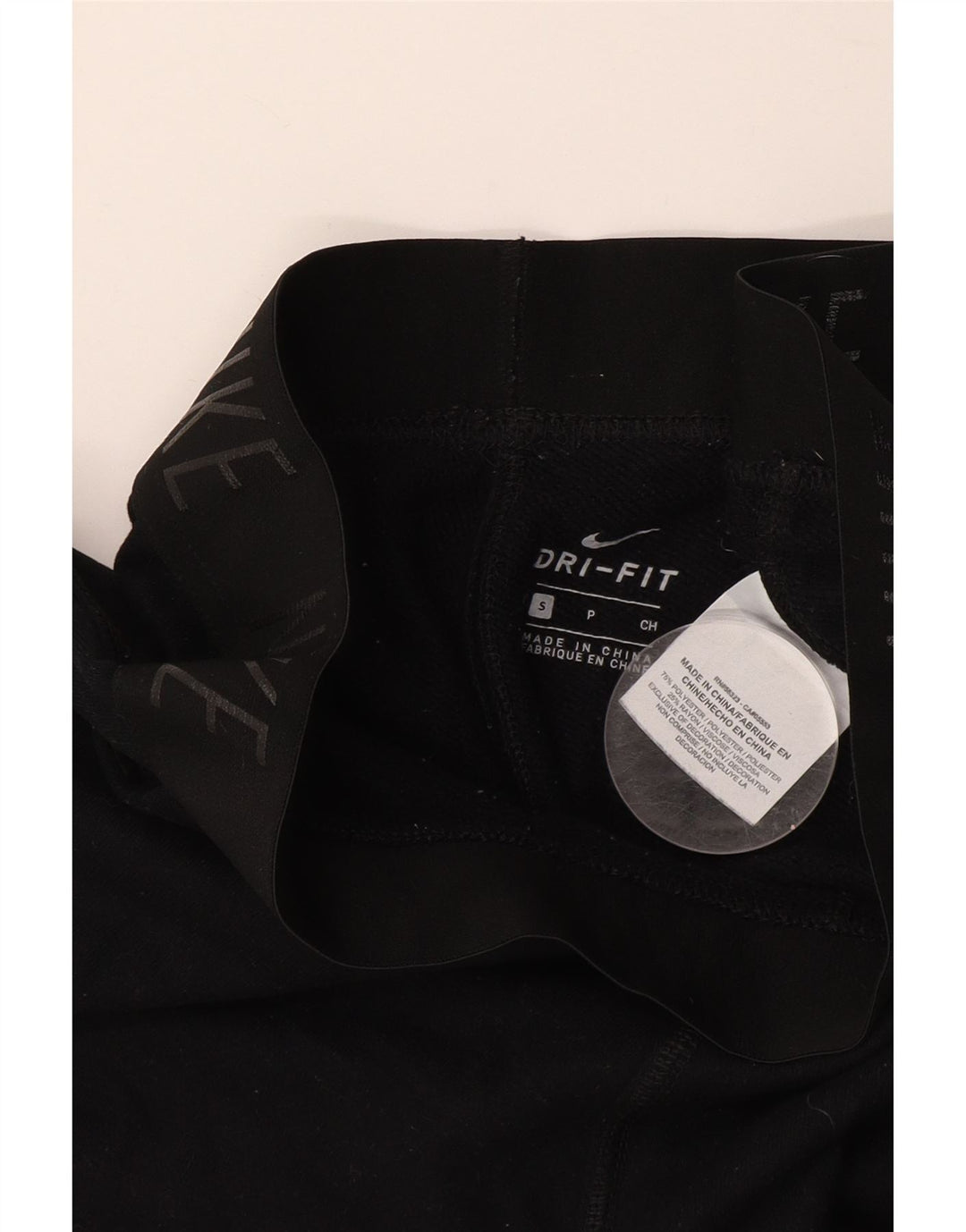 NIKE Damen Dri Fit Graphic Trainingshose UK 10 Small Schwarz