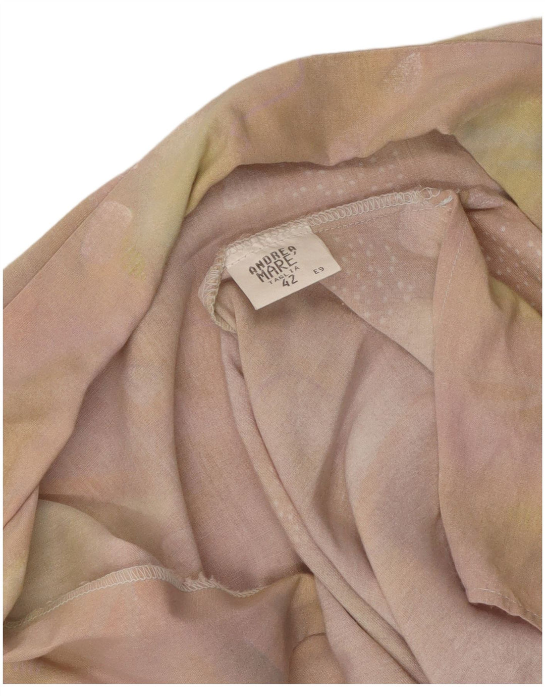 Andrea Mare Damen Hemdbluse IT 42 Medium Mehrfarbig Tie Dye