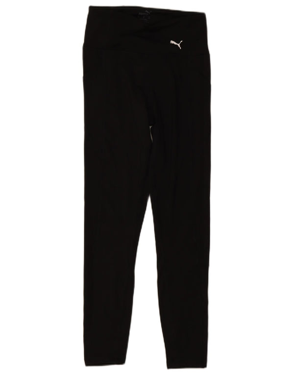 Puma Damen Leggings UK 4 XS Schwarz Polyester