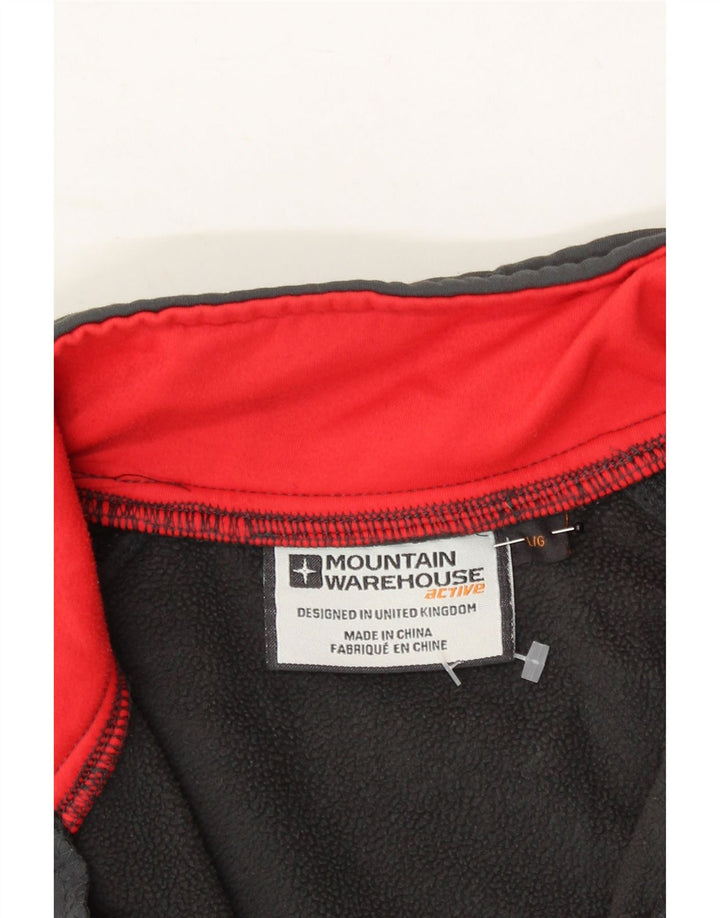 MOUNTAIN WAREHOUSE Mens Zip Neck Pullover Tracksuit Top Large Grey Vintage Mountain Warehouse and Second-Hand Mountain Warehouse from Messina Hembry 