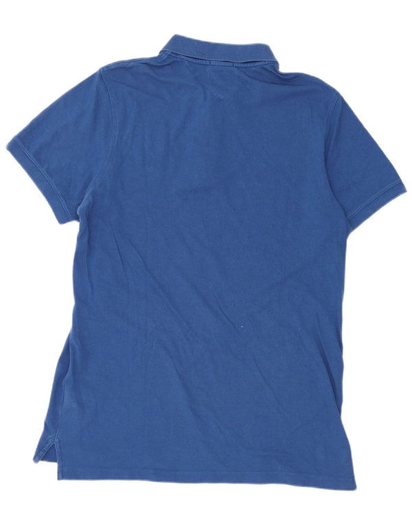 Tommy Hilfiger Herren Slim Fit Poloshirt XL Blau Baumwolle