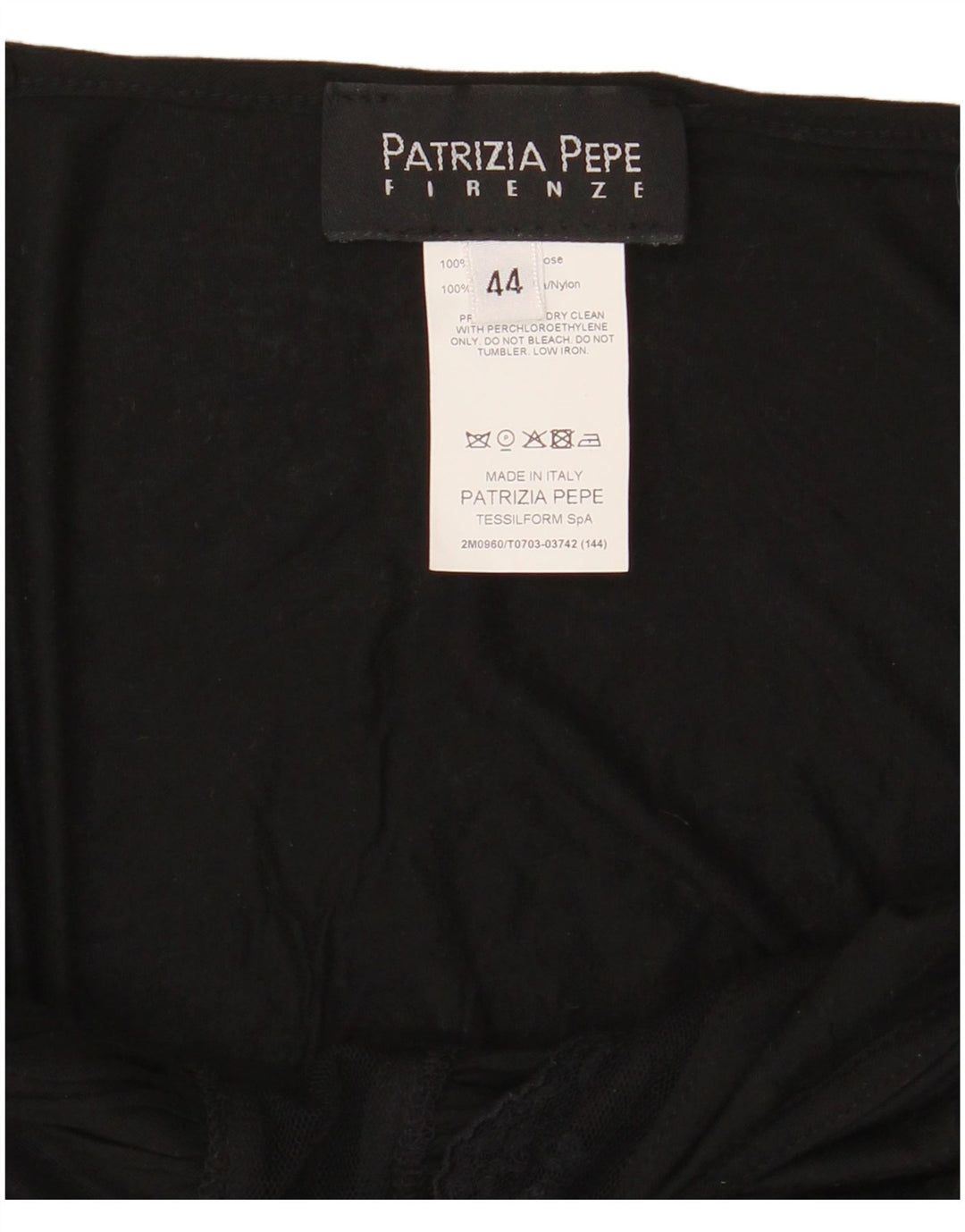 Patrizia Pepe Damen Cami Top IT 44 Mittelschwarze Viskose