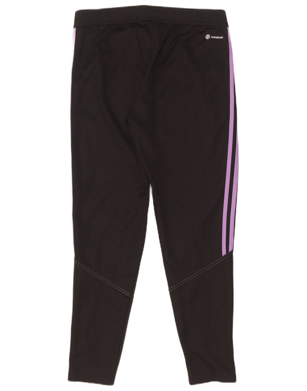 Adidas Damen-Trainingshose UK 12/14 Mittelschwarzes Polyester