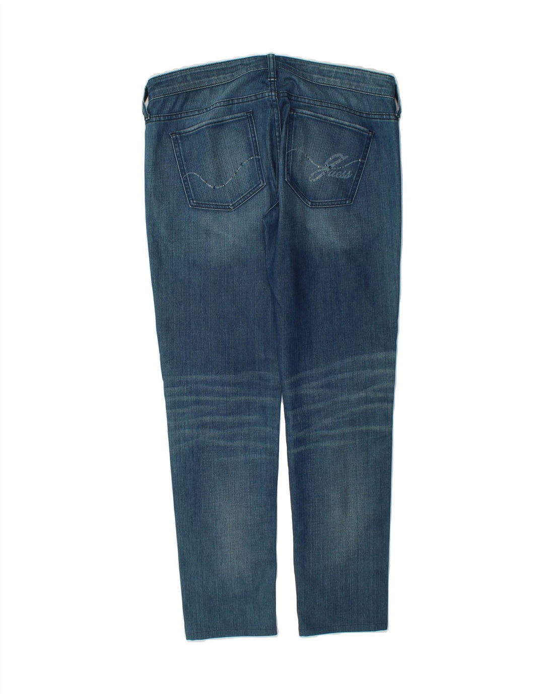 GUESS Womens Foxy Skinny Jeans W30 L29 Blue Vintage Guess and Second-Hand Guess from Messina Hembry 