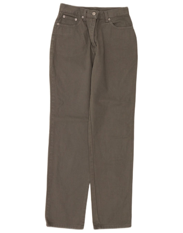 Oviesse Damen High Waist Tapered Jeans IT 42 Medium W26 L30 Grau Baumwolle