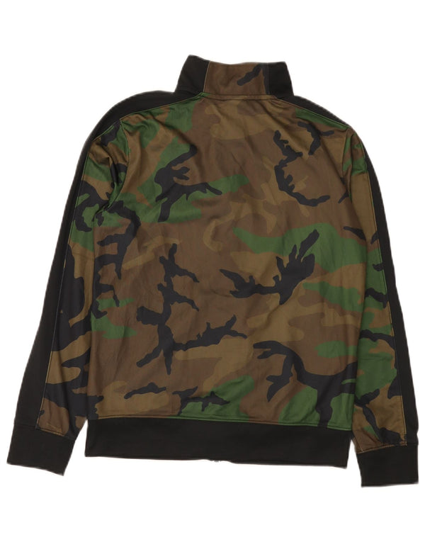 Jordan Jungen Grafik-Trainingsanzug-Top-Jacke, 12–13 Jahre, groß, Khaki-Tarnung