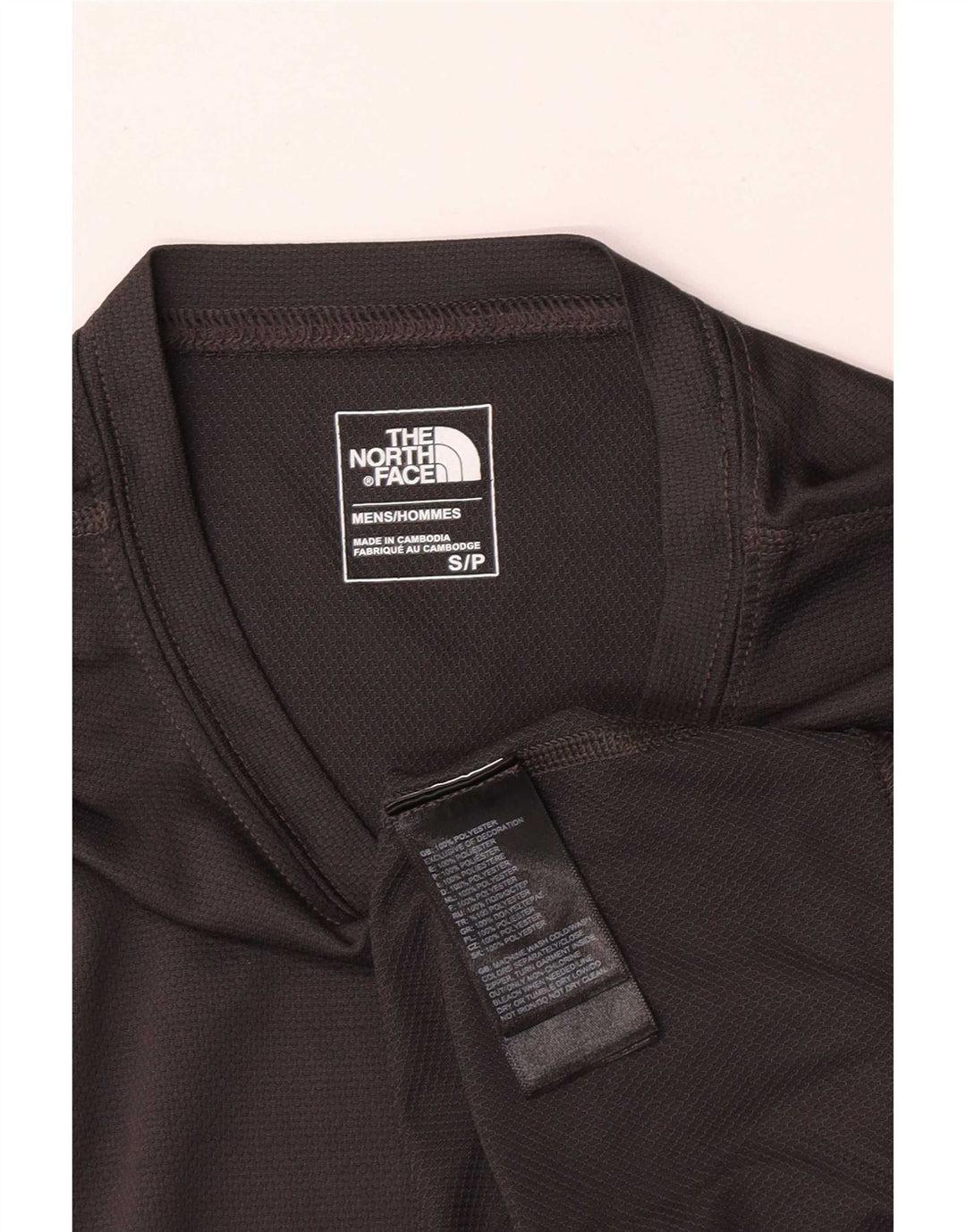 The North Face Herren T-Shirt Top Small Grau Polyester