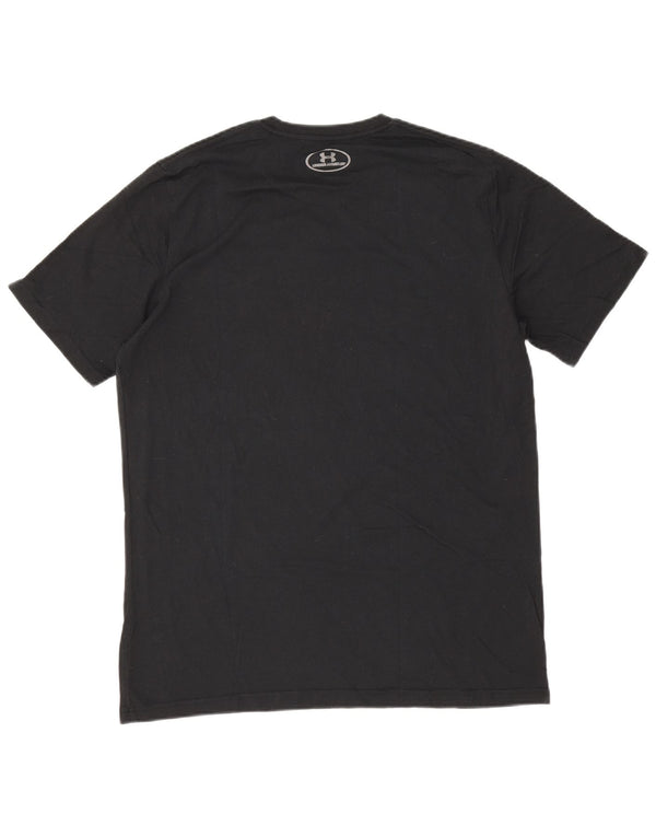 Under Armour Herren Heat Gear Graphic T-Shirt Top Large Schwarz
