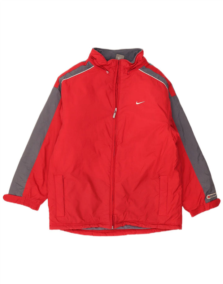 NIKE Windjacke für Jungen, 12–13 Jahre, Größe L, Rot, Farbblock